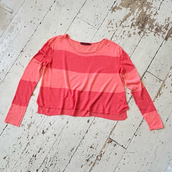 Krimson Klover Horizontal Stripe Thin Sweater - Picture 3 of 12